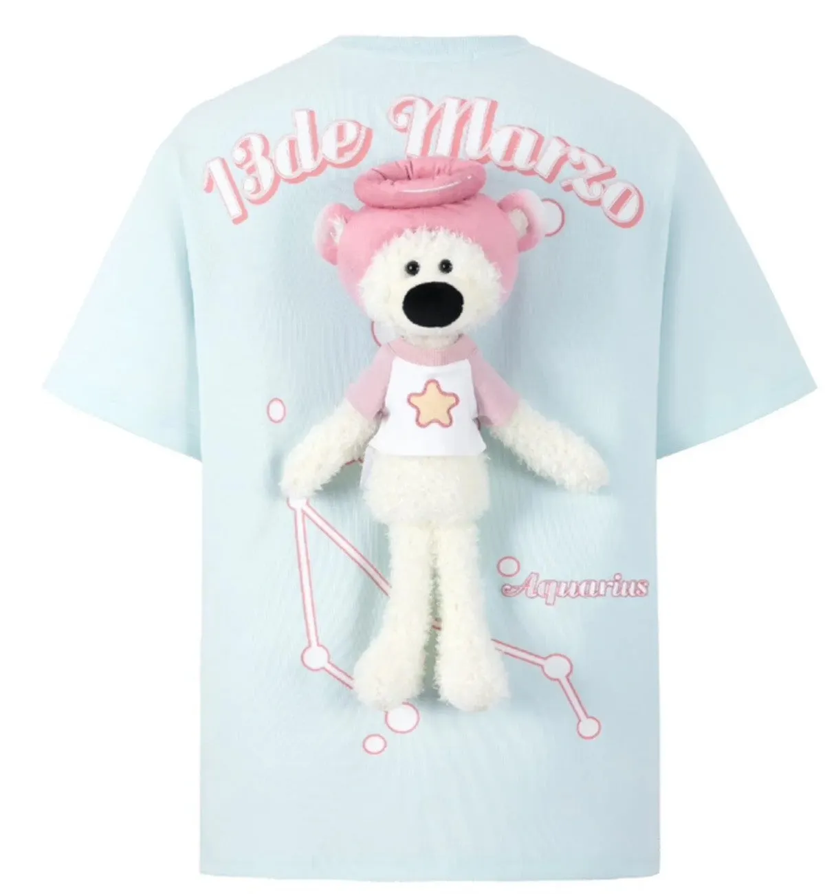 13DE MARZO Constellation Series T-Shirt Aquarius