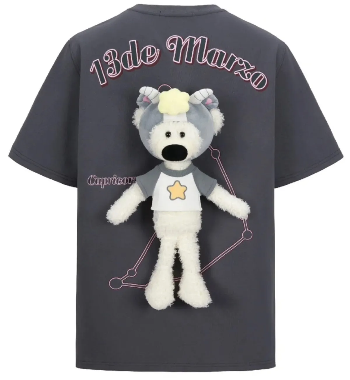 13DE MARZO Constellation Series T-Shirt Capricorn