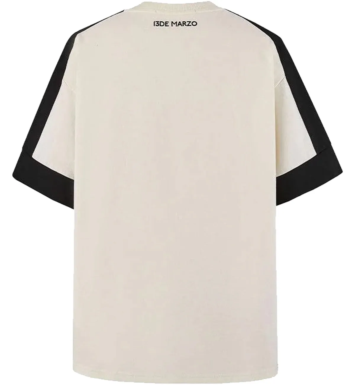 13DE MARZO Hook & Loop Logo T-Shirt (Beige)
