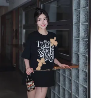 13DE MARZO Maze Suture Logo T-Shirt (Black)