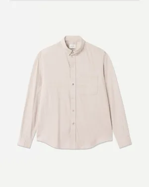 Adam Classic Flannel Shirt - Light Sand