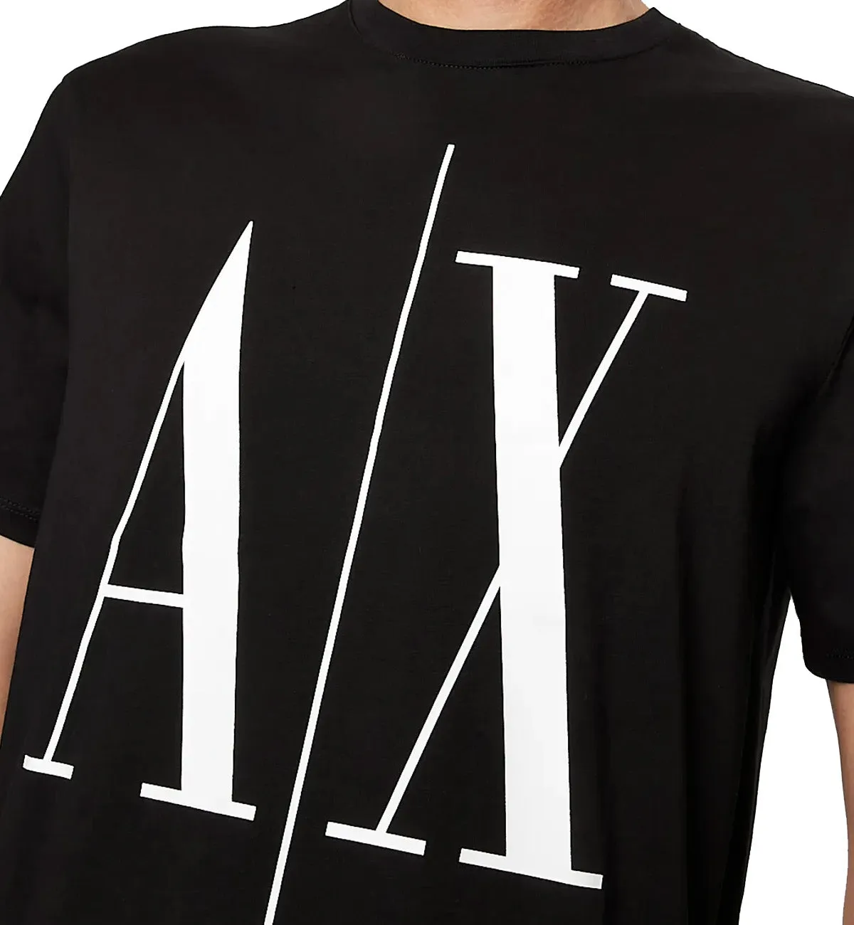 Armani Exchange Icon Logo Tee (Black)