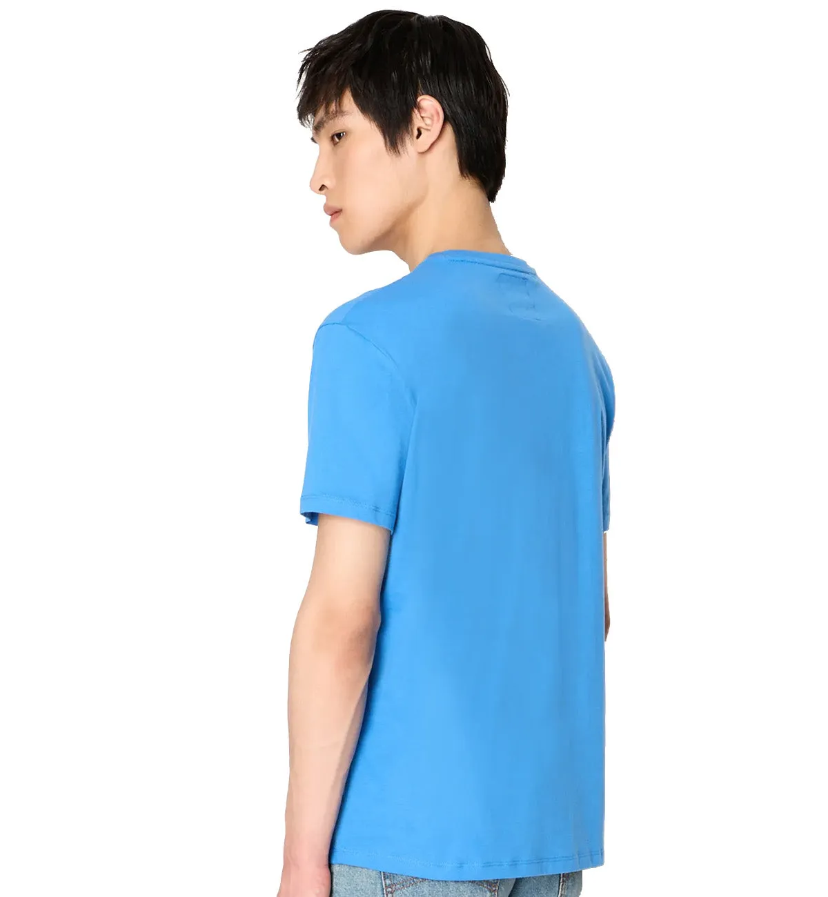 Armani Exchange Icon Logo Tee (Sky Blue)