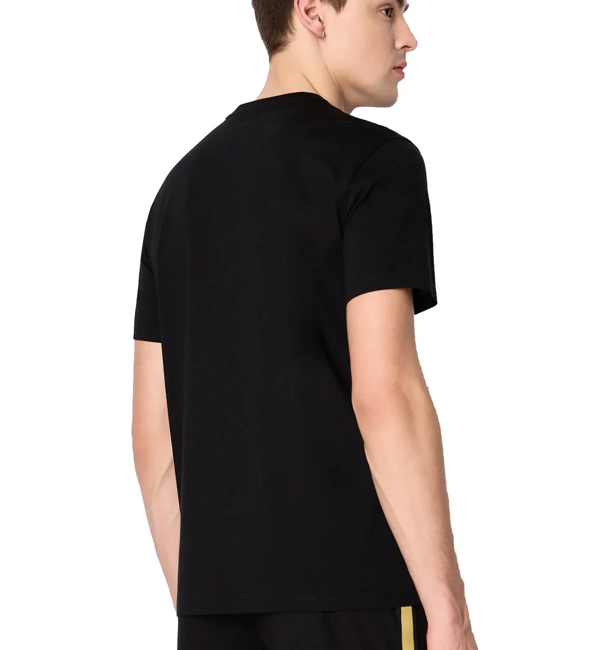 Armani Exchange Regular Fit Box Logo Tee (Black/Gold)