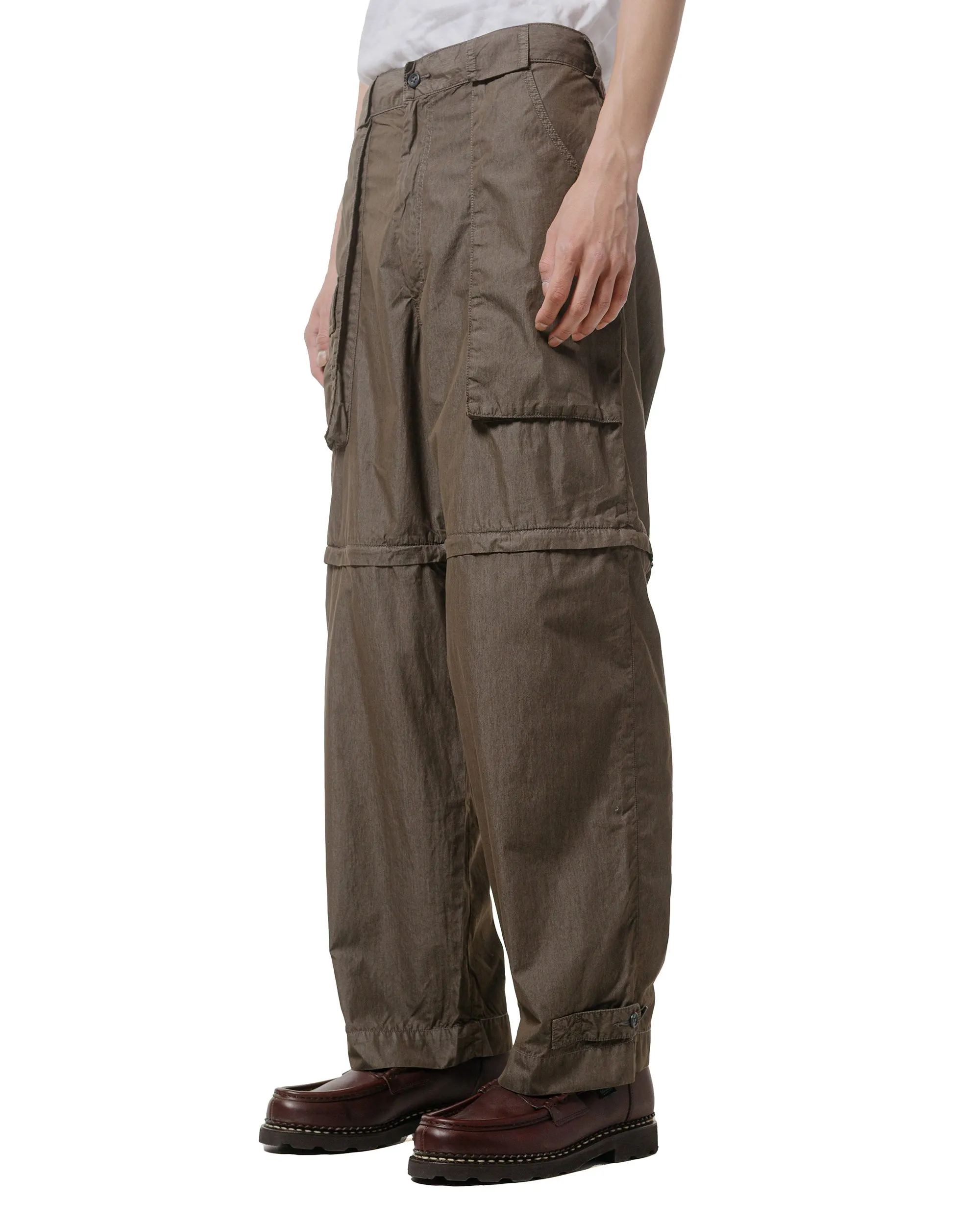Beams Plus Bush Pants II CO/NY Garment Dye Charcoal