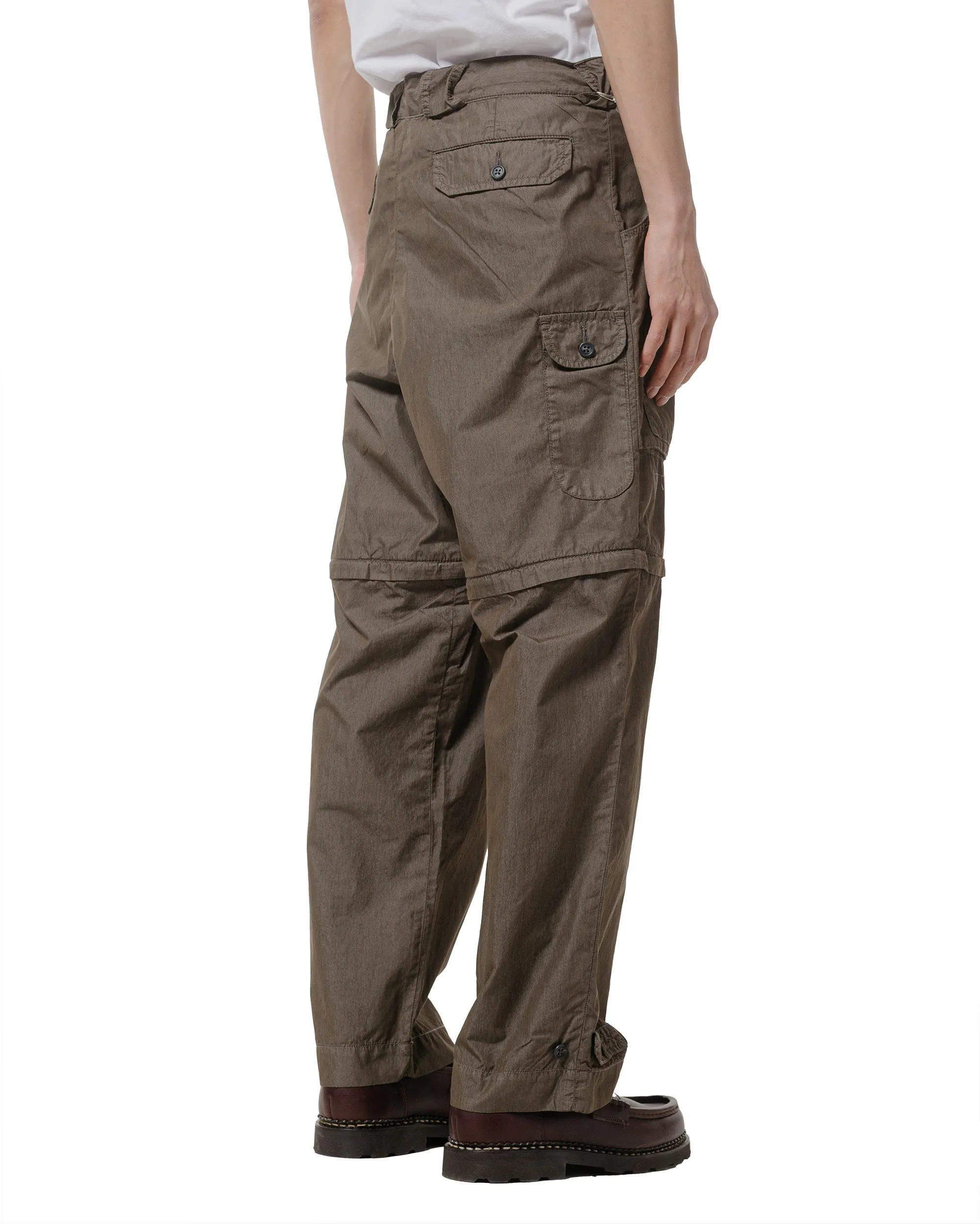 Beams Plus Bush Pants II CO/NY Garment Dye Charcoal