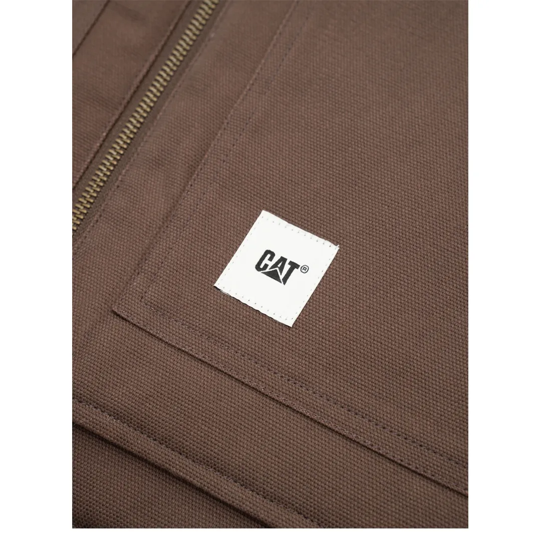 CLASSIC CANVAS VEST BROWN