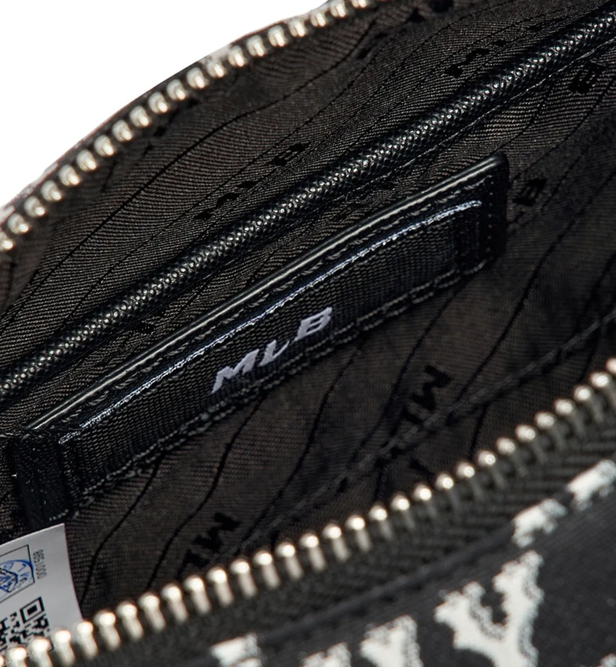 Classic Monogram Jacquard S-Boston Bag (Black White)