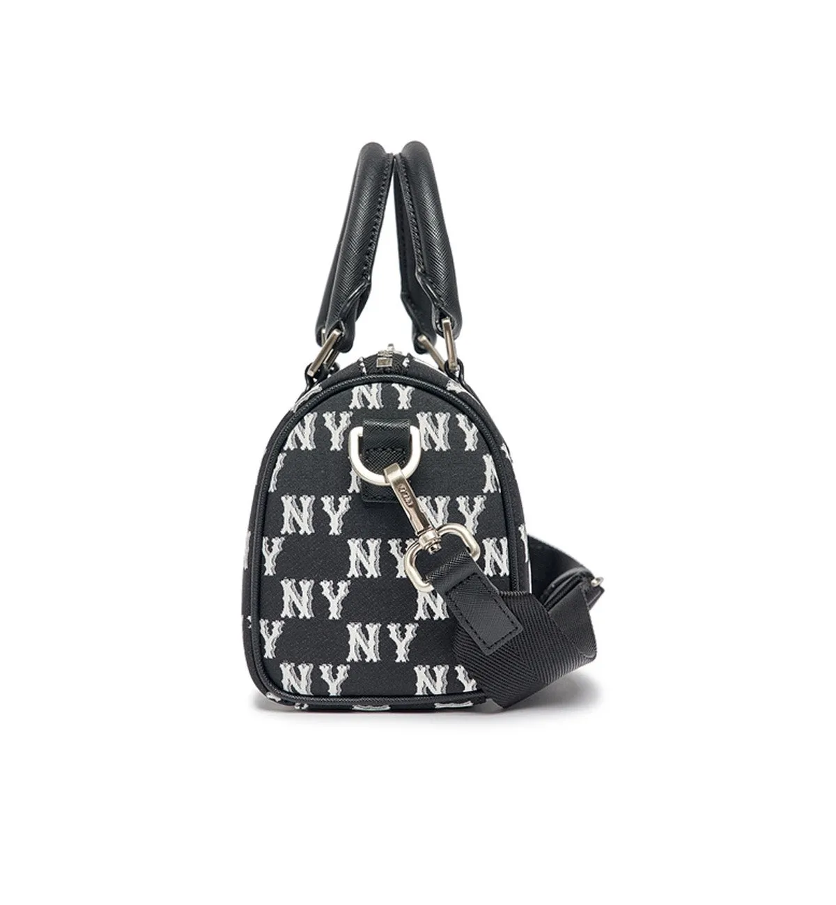 Classic Monogram Jacquard S-Boston Bag (Black White)