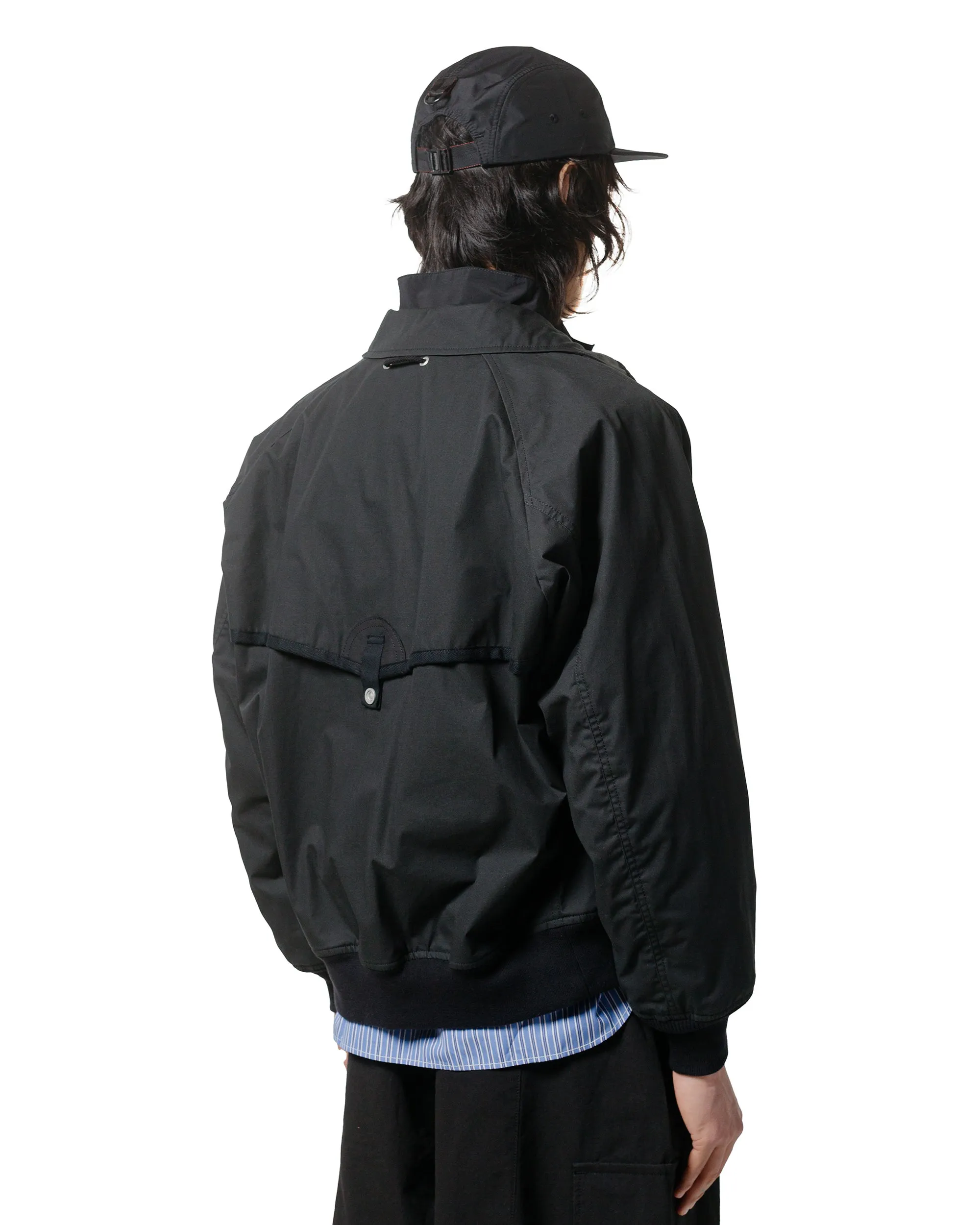 Comme des Garons HOMME Dry Oil Bomber Jacket Black