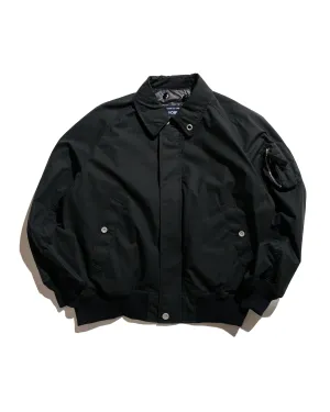 Comme des Garons HOMME Dry Oil Bomber Jacket Black