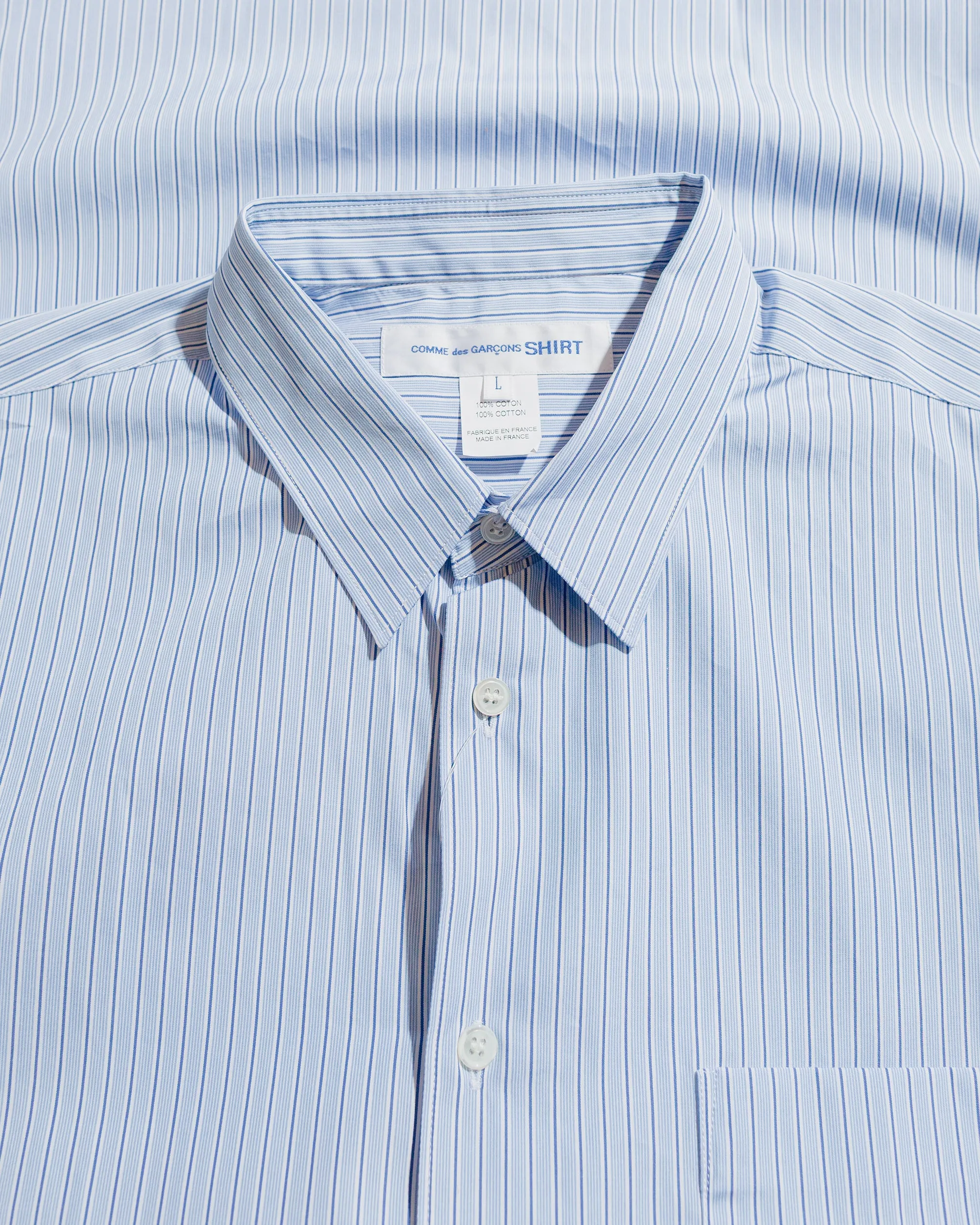 Comme des Garons SHIRT Wide Classic Shirt Stripe 6