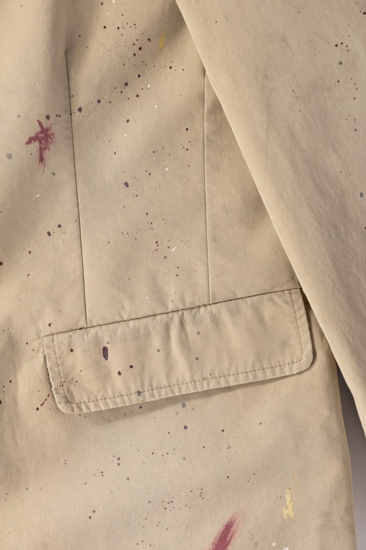 Cotton Painter Jacket - Pink Beige