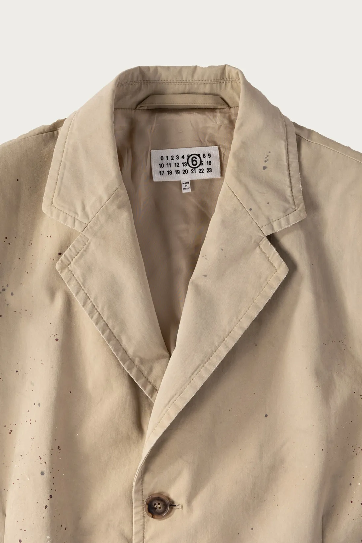 Cotton Painter Jacket - Pink Beige