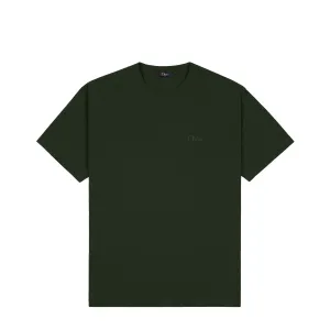 Dime Men Classic Small Logo T-Shirt Forest Green