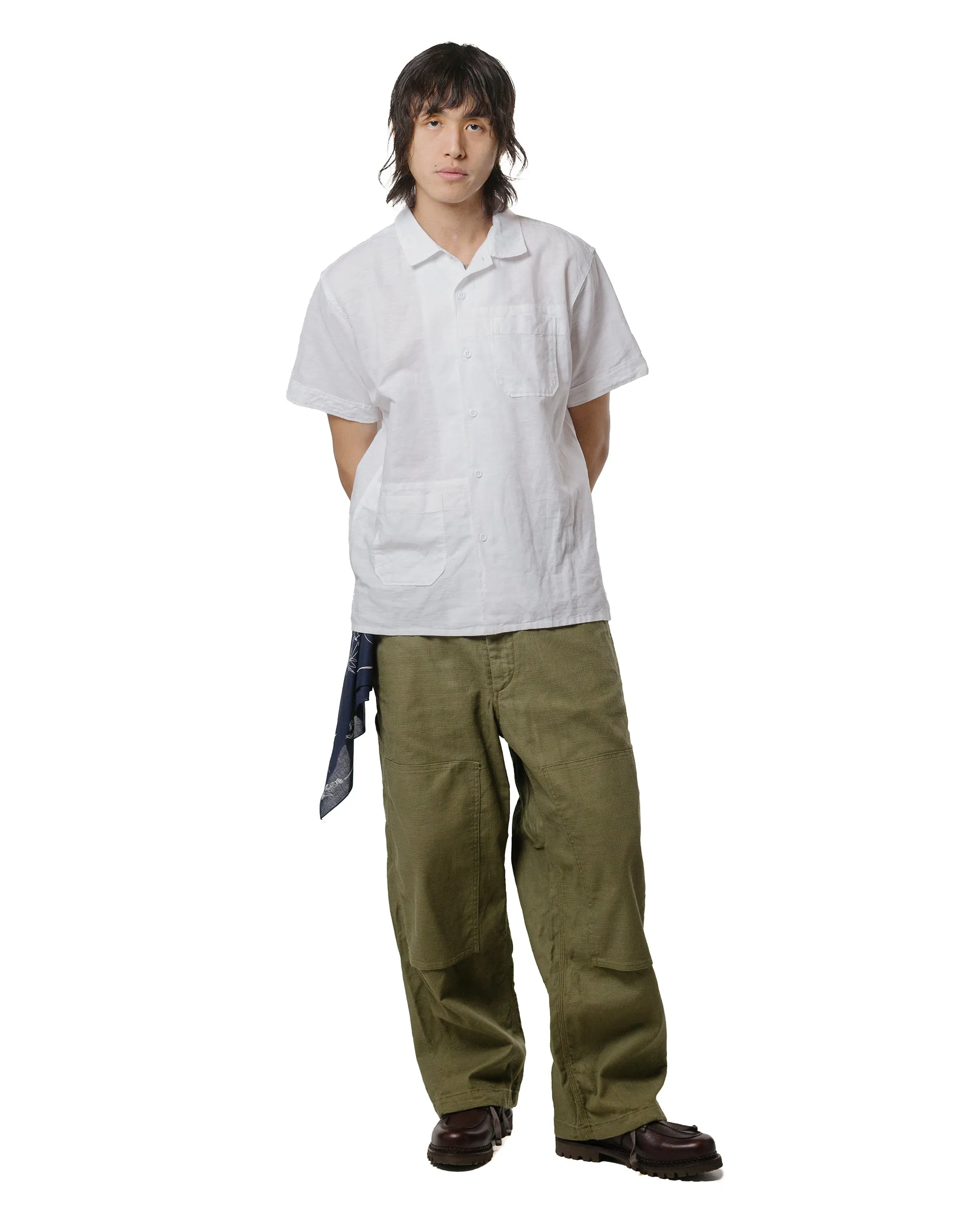 Engineered Garments Painter Pant Olive CL Java Cloth