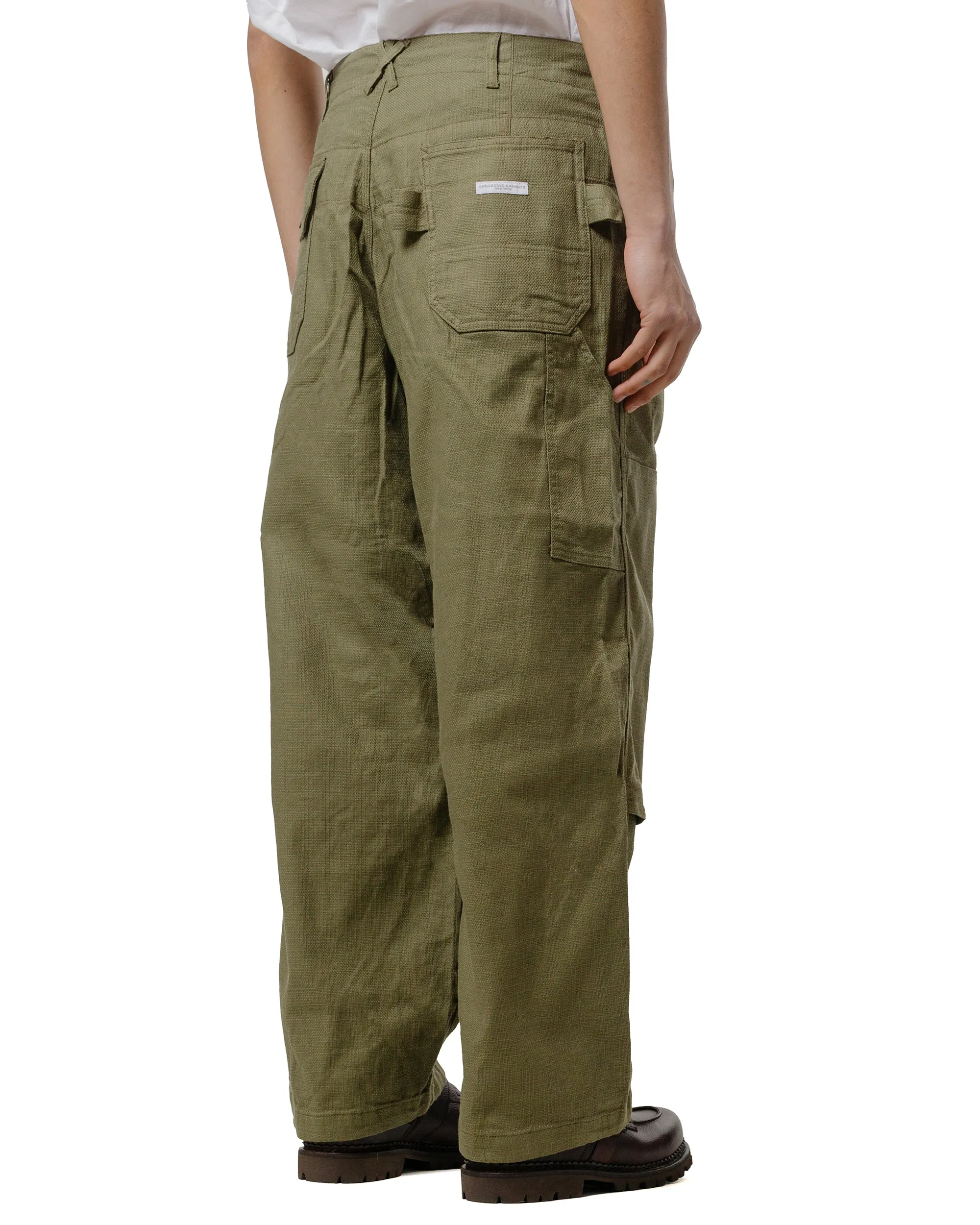 Engineered Garments Painter Pant Olive CL Java Cloth