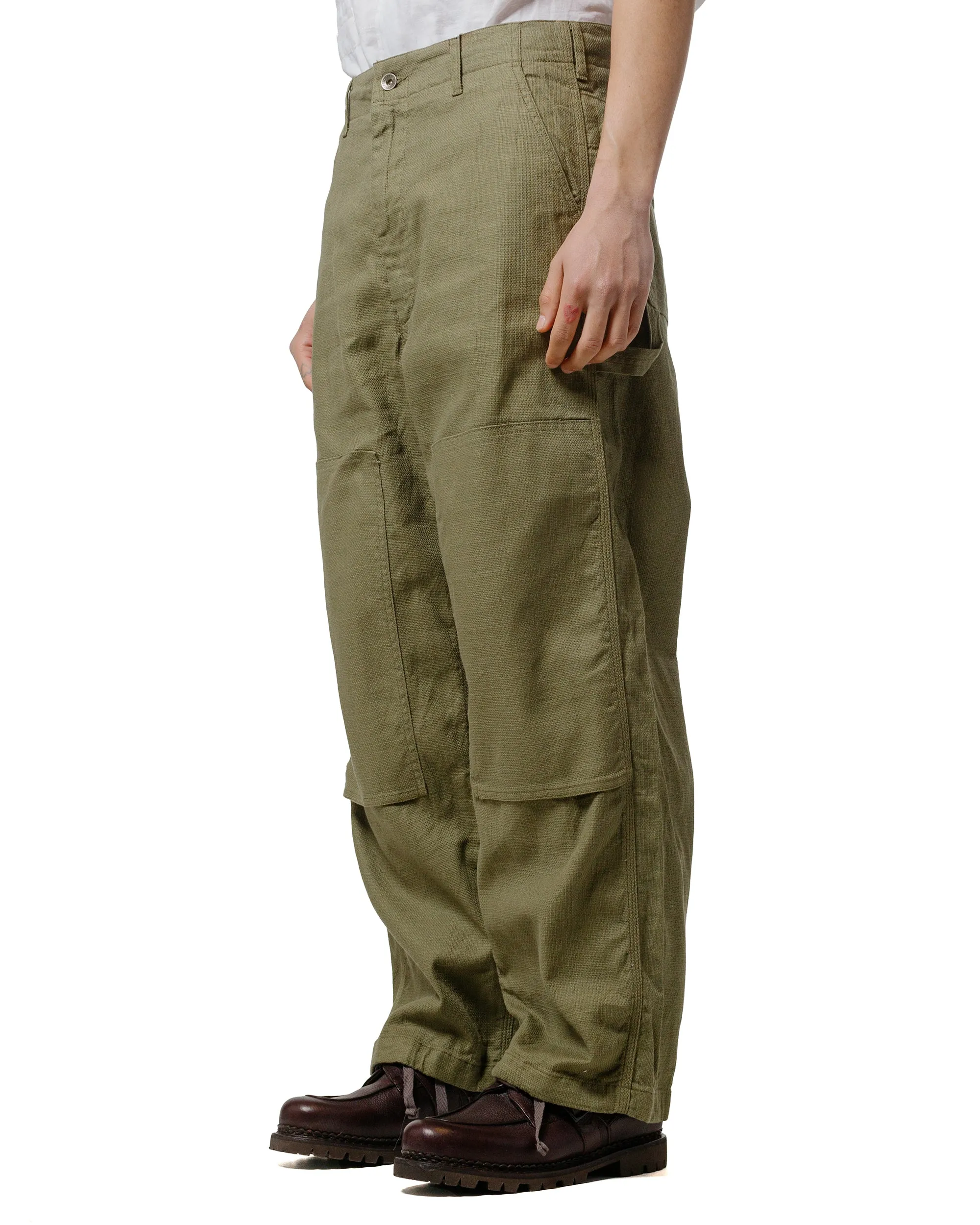 Engineered Garments Painter Pant Olive CL Java Cloth