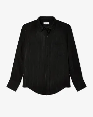 Ernest W. Baker - Men's Classic Shirt - (Black/Pinstripe)