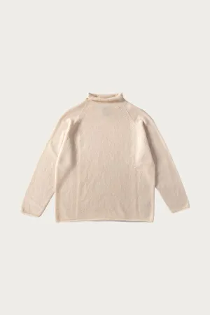 Extended Pleasure Knit - Ecru Superfine Lambswool