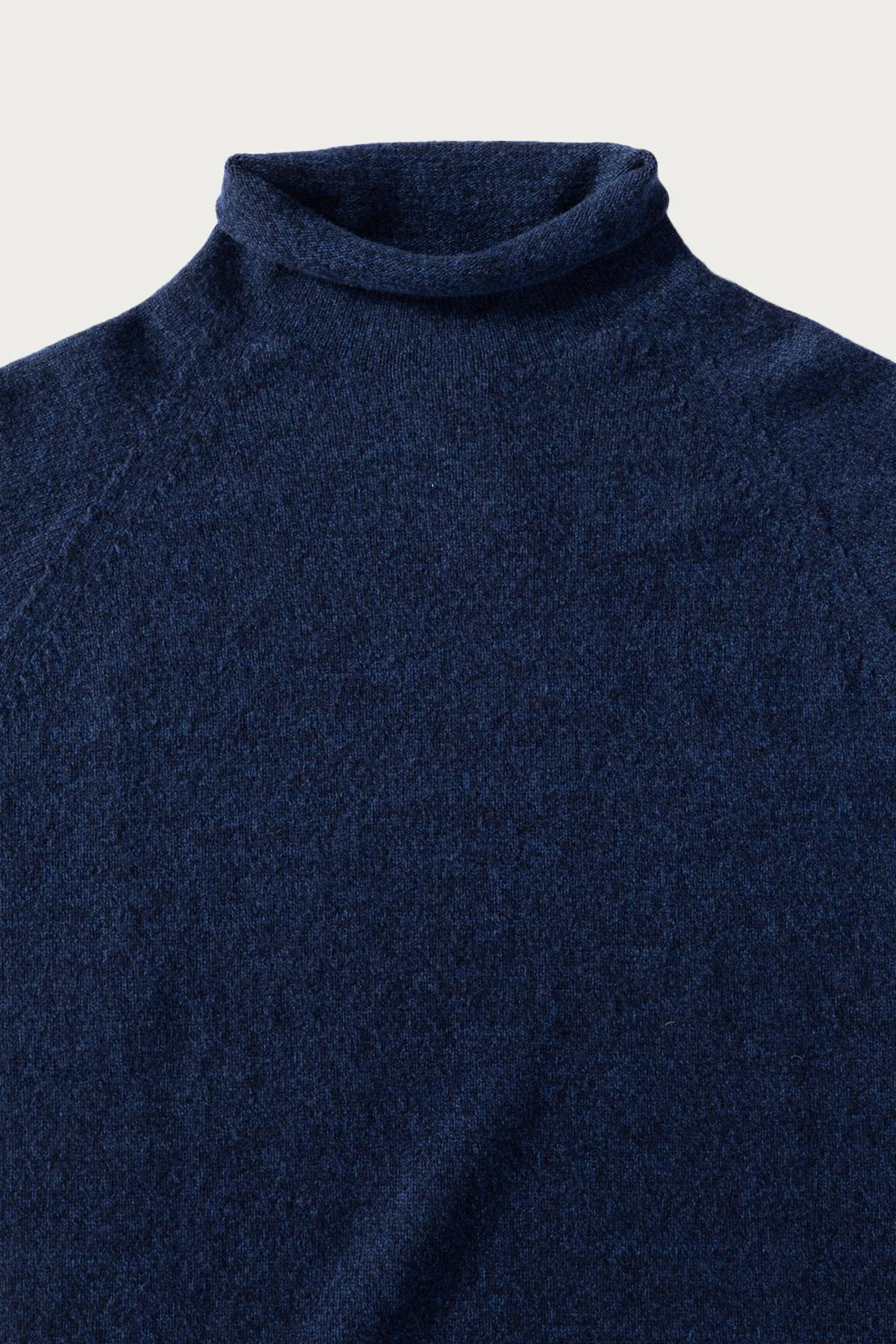 Extended Pleasure Knit - Navy Superfine Lambswool