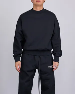 Fear of God Essentials Classic Crewneck Bevel Jet Black