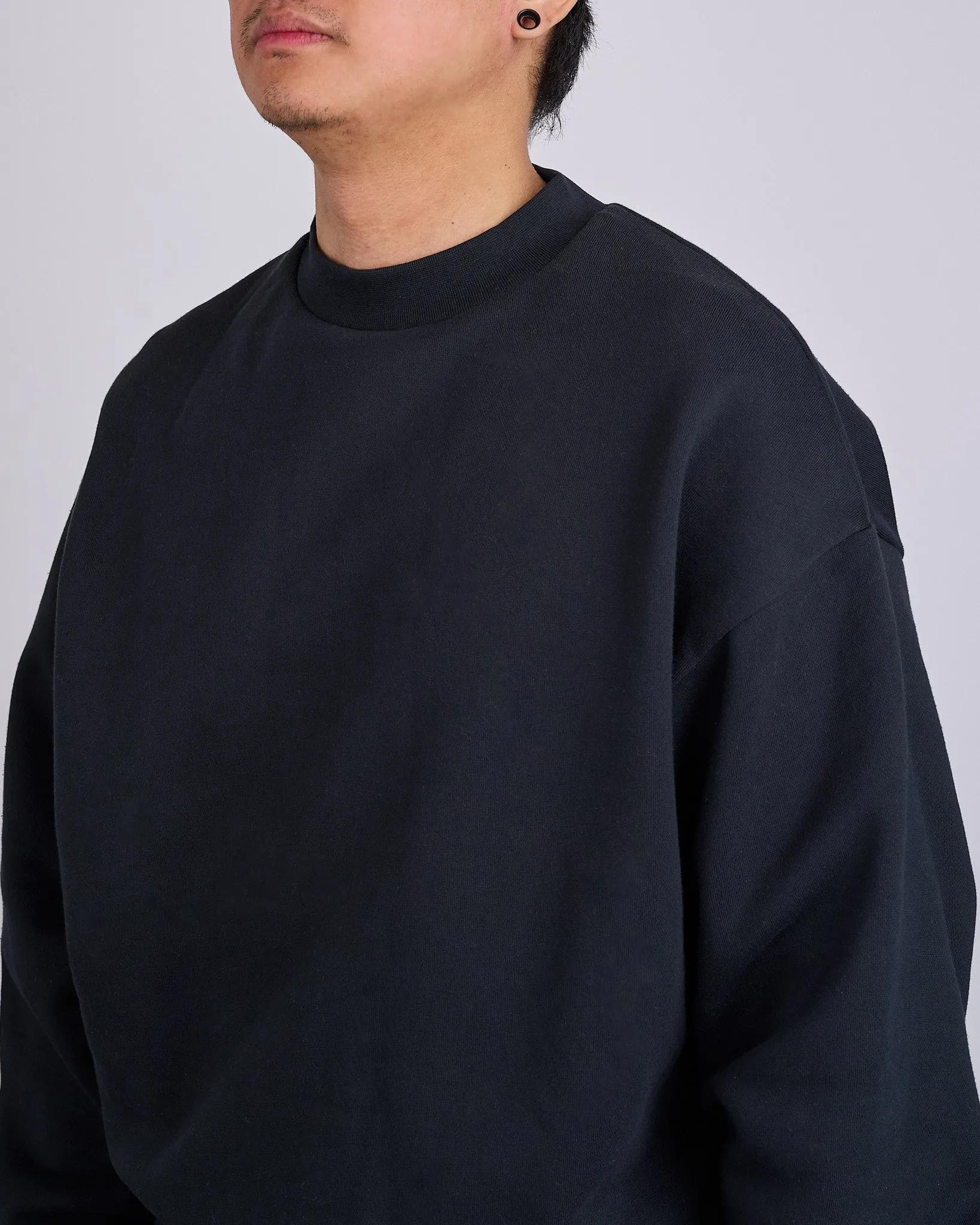 Fear of God Essentials Classic Crewneck Bevel Jet Black