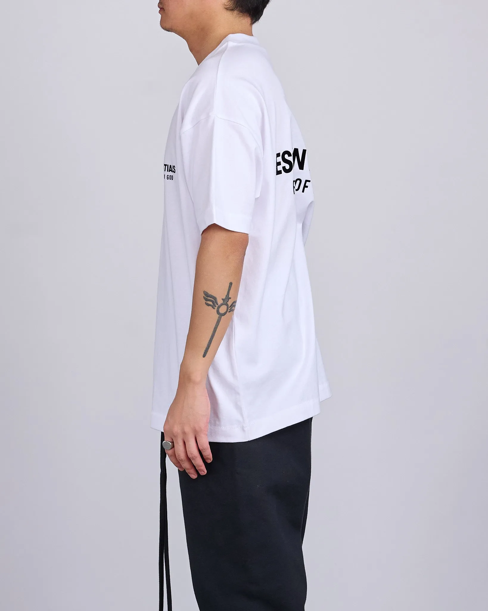 Fear of God Essentials Classic T-Shirt Bevel Bright White