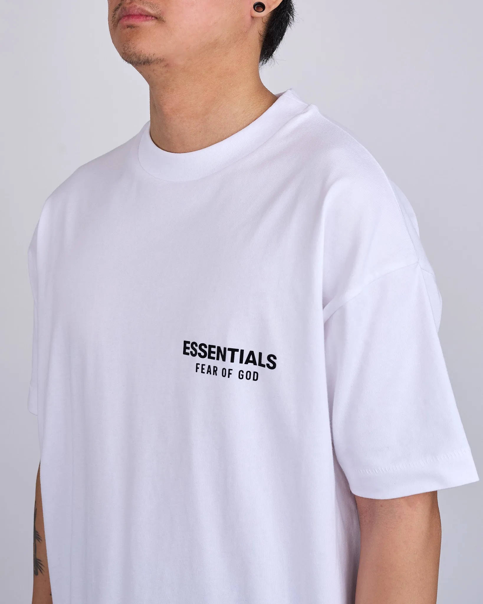 Fear of God Essentials Classic T-Shirt Bevel Bright White