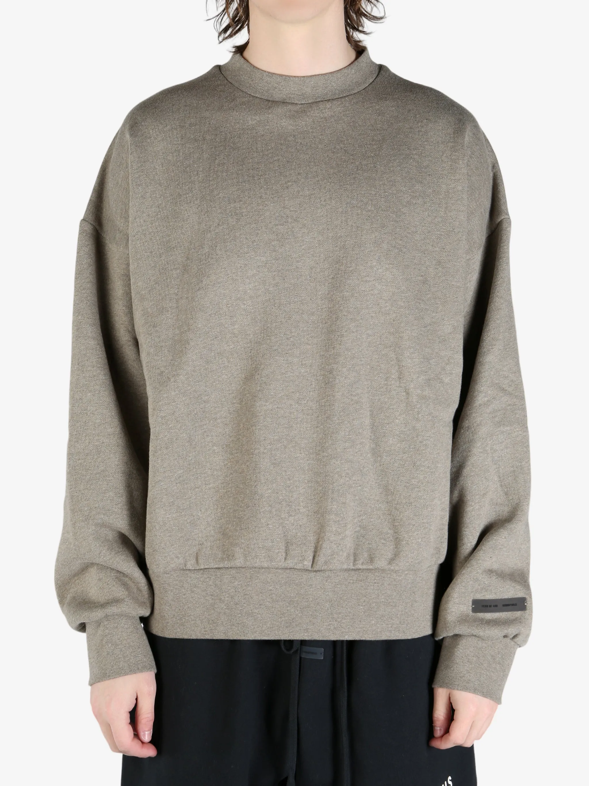 FEAR OF GOD ESSENTIALS - Men Classic Fit Fleece Crewneck
