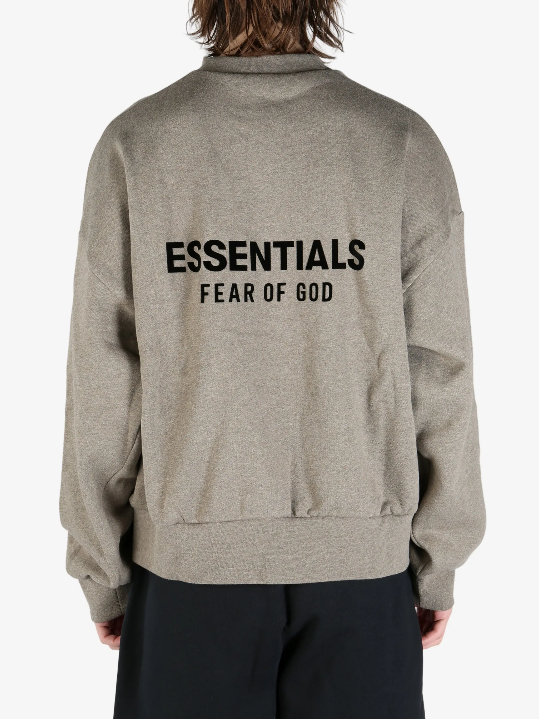 FEAR OF GOD ESSENTIALS - Men Classic Fit Fleece Crewneck
