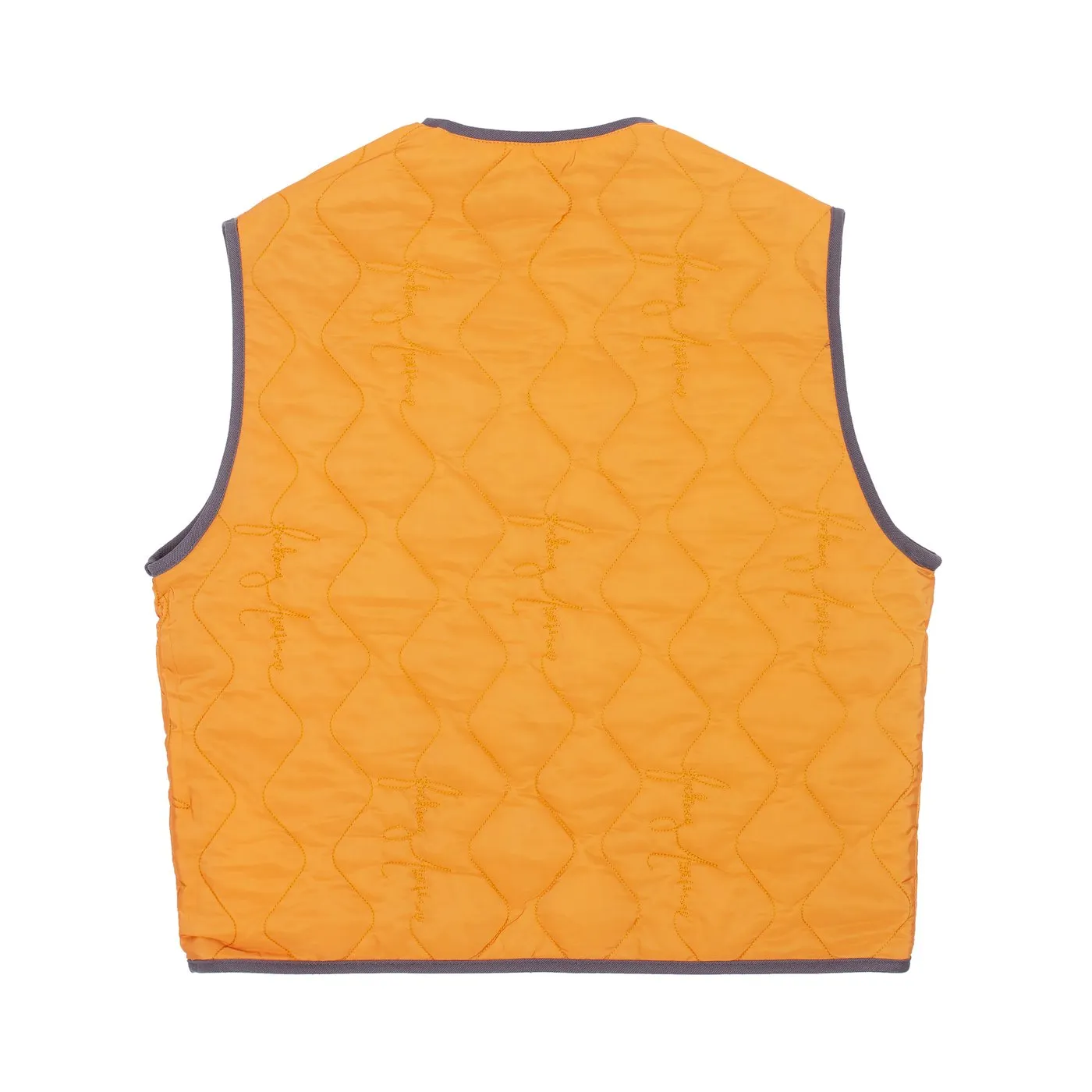 Fucking Awesome Reversible Utility Vest // Yellow/Grey