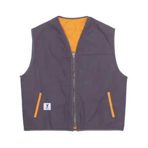 Fucking Awesome Reversible Utility Vest // Yellow/Grey