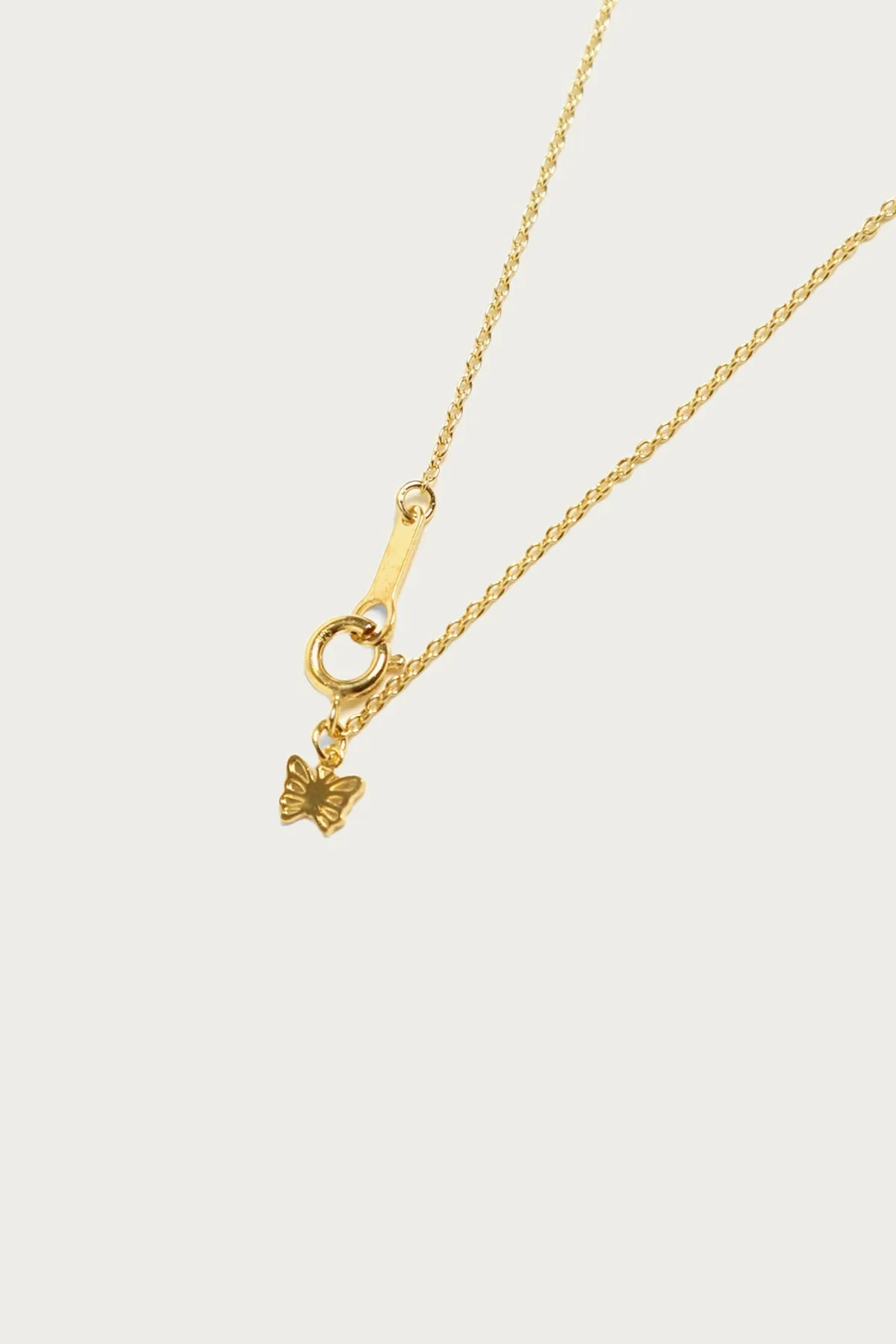 Gold Plate Pendant - Papillon