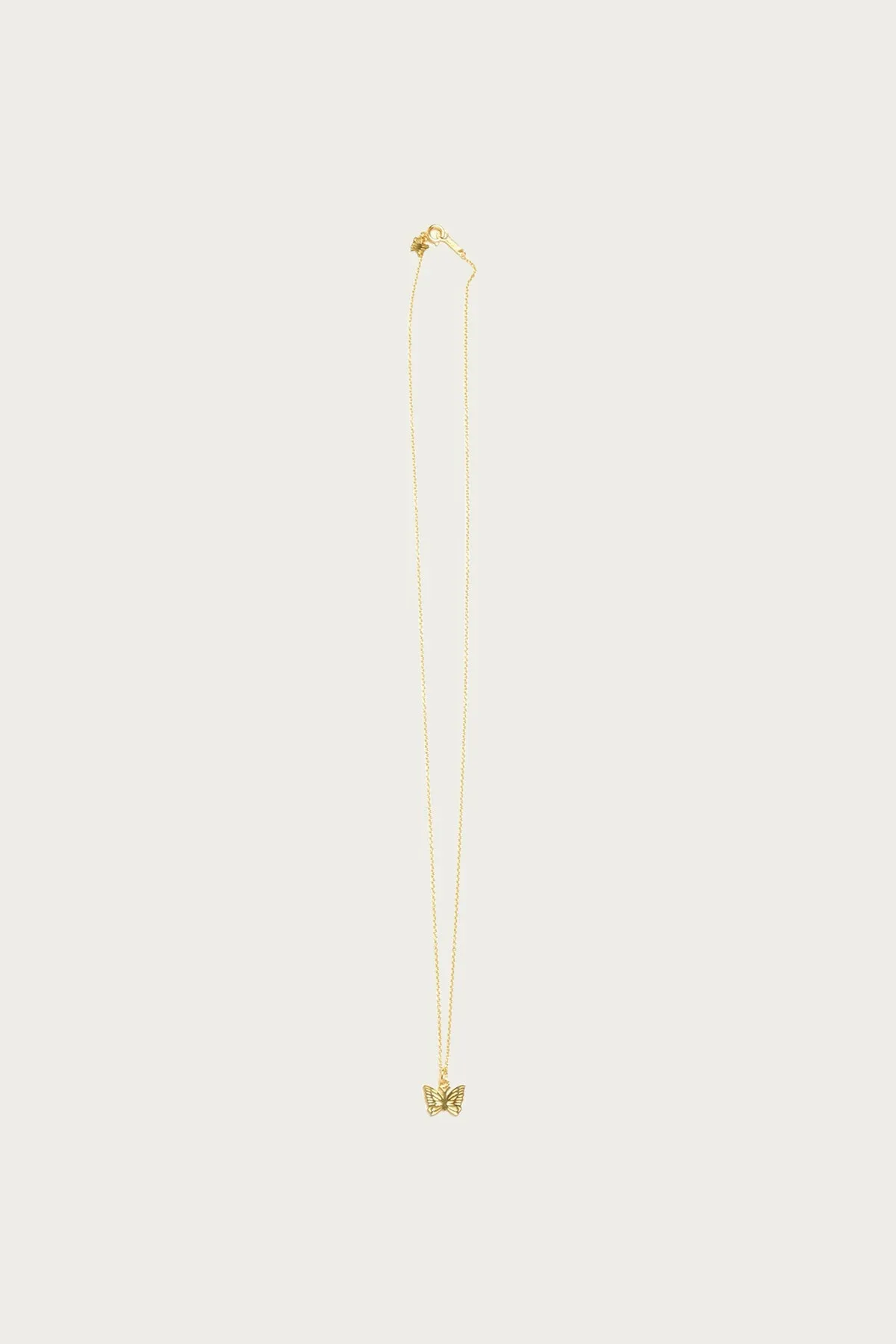 Gold Plate Pendant - Papillon