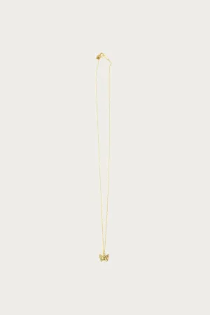 Gold Plate Pendant - Papillon