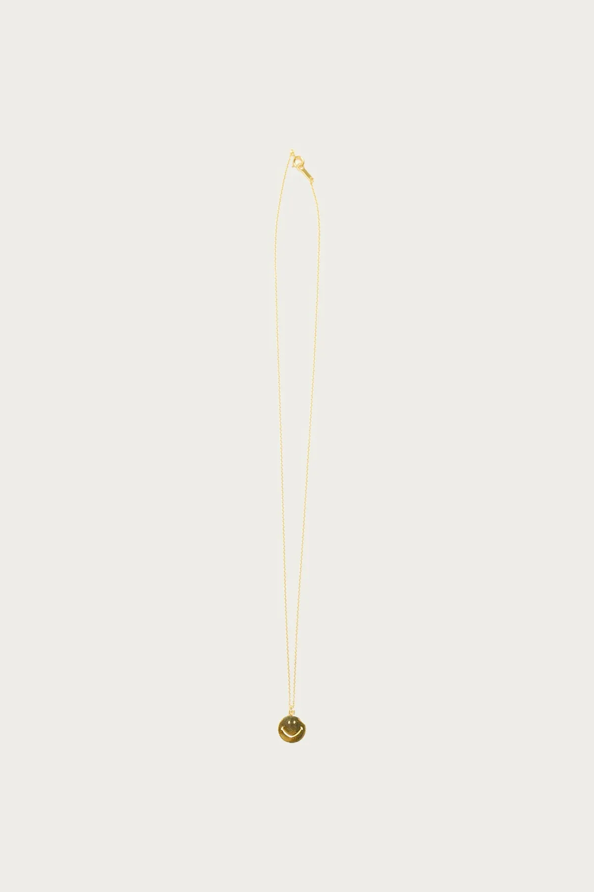 Gold Plate Pendant - Smile