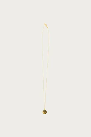 Gold Plate Pendant - Smile
