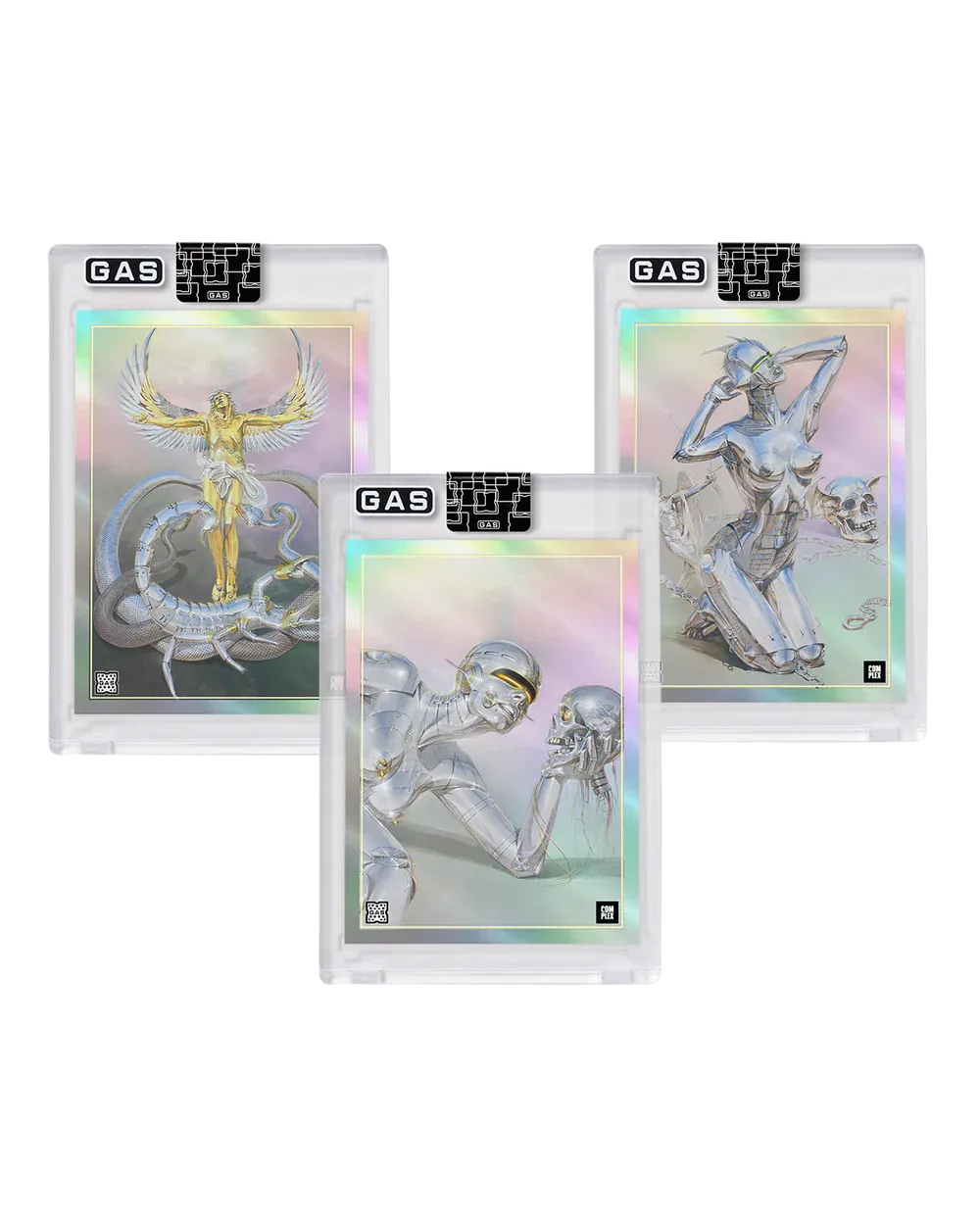 Hajime Sorayama x Complex x GAS Foil Trading Cards Set