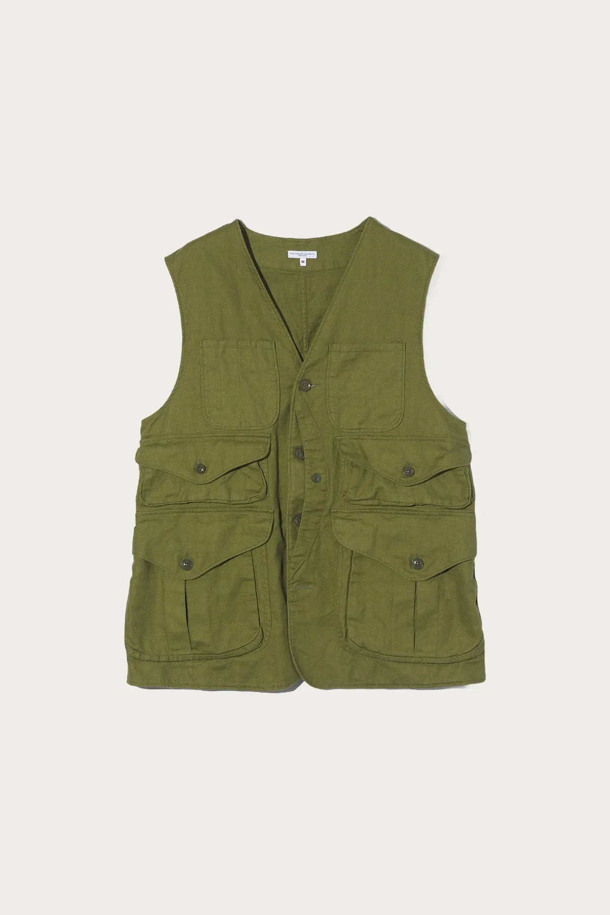 Hunting Jacket Vest - Olive CL Java Cloth