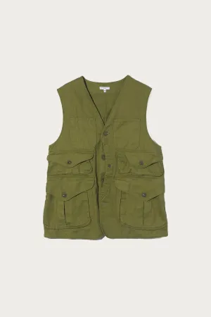 Hunting Jacket Vest - Olive CL Java Cloth