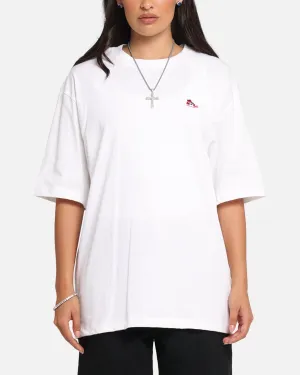 Jordan Brand Sneaker Patch Crewneck T-Shirt White/Varsity Red
