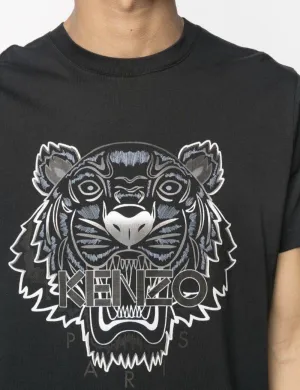 Kenzo Classic Black Blue Tiger Tee (New Design)
