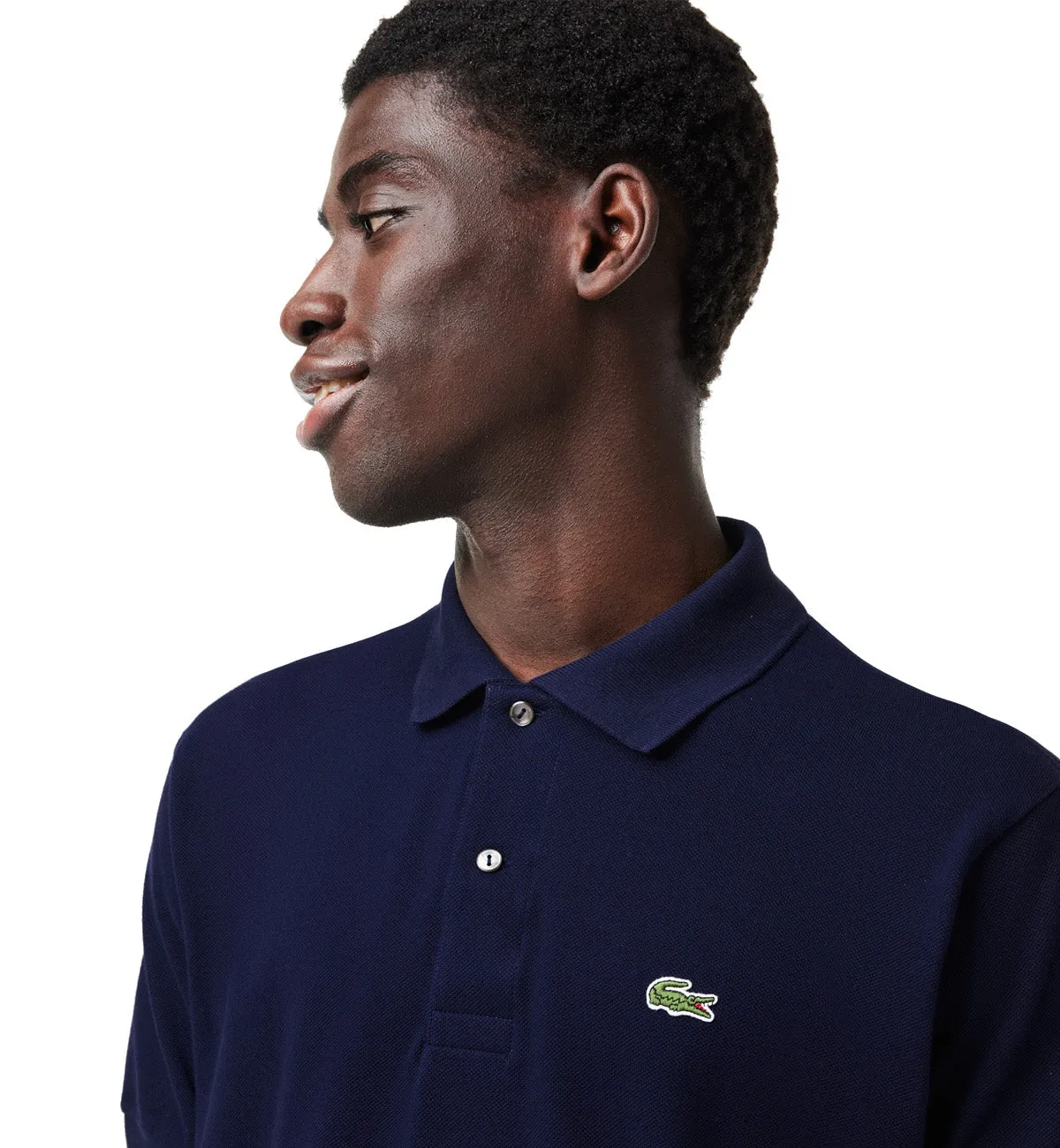 Lacoste Classic Fit Cotton Polo Shirt (Navy)