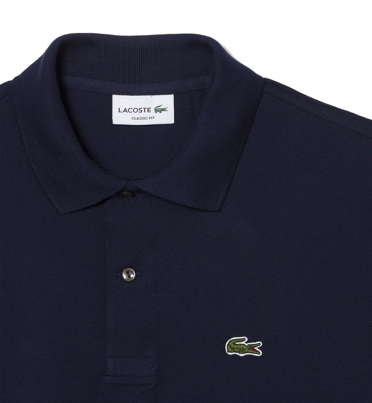 Lacoste Classic Fit Cotton Polo Shirt (Navy)