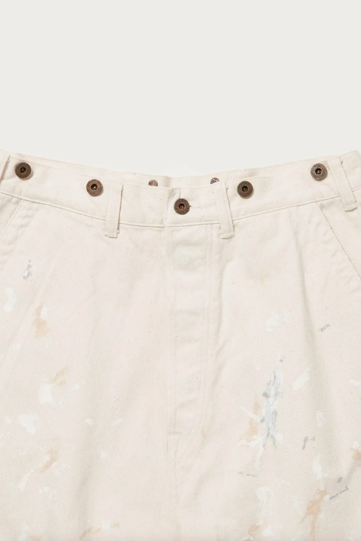 Lot. 204 Engineer Trousers - Ivory Paint