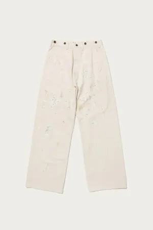 Lot. 204 Engineer Trousers - Ivory Paint