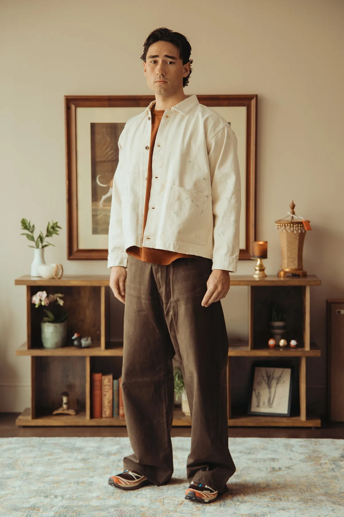 Lot. 303 Coverall Jacket - Ivory Paint
