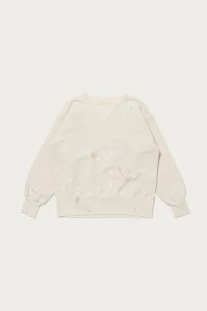 Lot. 603 Sweat Shirt - Ivory Paint