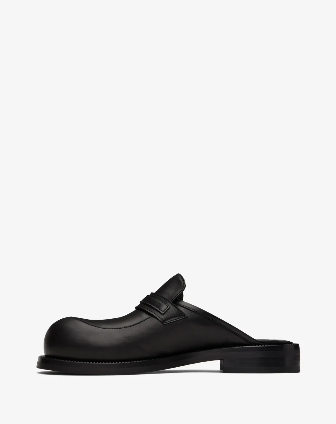 Martine Rose Black Bulb Toe Mule